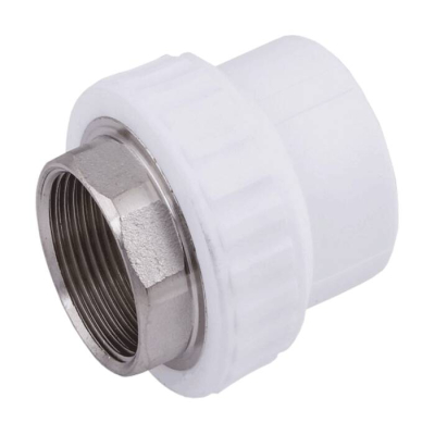 Муфта РосТурПласт PP-R бел комб п/ключ Дн75х2 1/2" ВР 28188