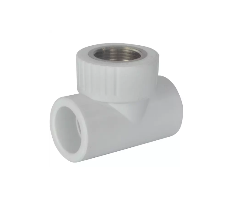 Тройник PP-R комбинированный белый Дн25х1/2" ВР РосТурПласт 10745