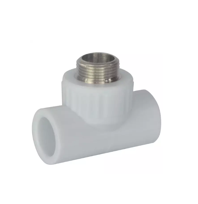 Тройник PP-R комбинированный белый Дн32х3/4" НР РосТурПласт 10759