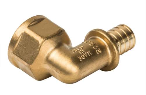 Угольник-переходник с внутренней резьбой 16xRp 1/2" Stout купить по цене 460 руб.