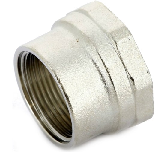 Муфта редукционная 1 1/2" х 1", никелированная