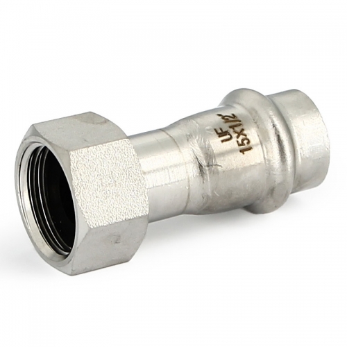 Муфта пресс-В Uni-fitt 35 х 1 1/4", нержавеющая сталь