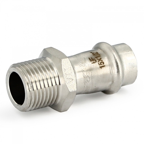 Муфта пресс-Н Uni-fitt 18 х 3/4", нержавеющая сталь