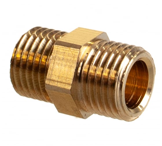 Ниппель 3/8", латунный
