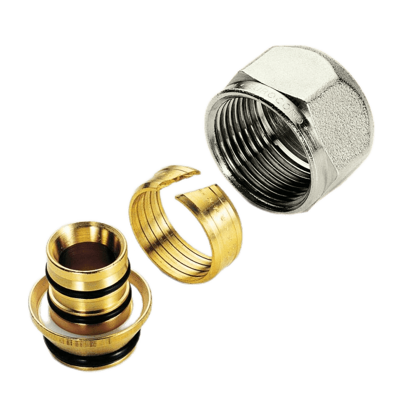 Соединитель обжим-В 16(2.2)х3/4"EK, для полиэтиленовых труб