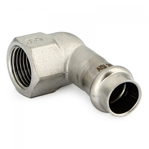 Угол Uni-fitt пресс-Н 18 х 3/4", нержавеющая сталь