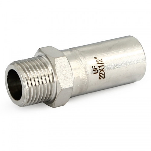 Вставка-Н Uni-fitt 22 x 1/2", нержавеющая сталь