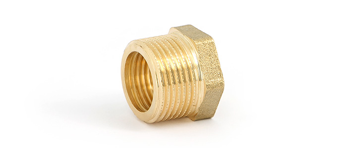 Футорка НВ 3/8" x 1/4", латунная Uni-fitt
