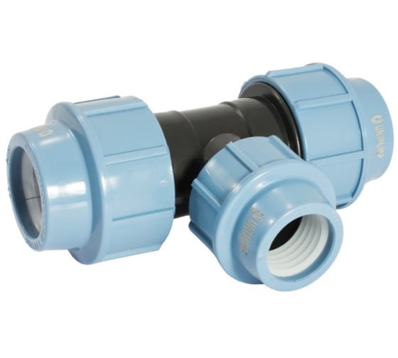 Фитинг для труб ПНД Unipump D25x20x25