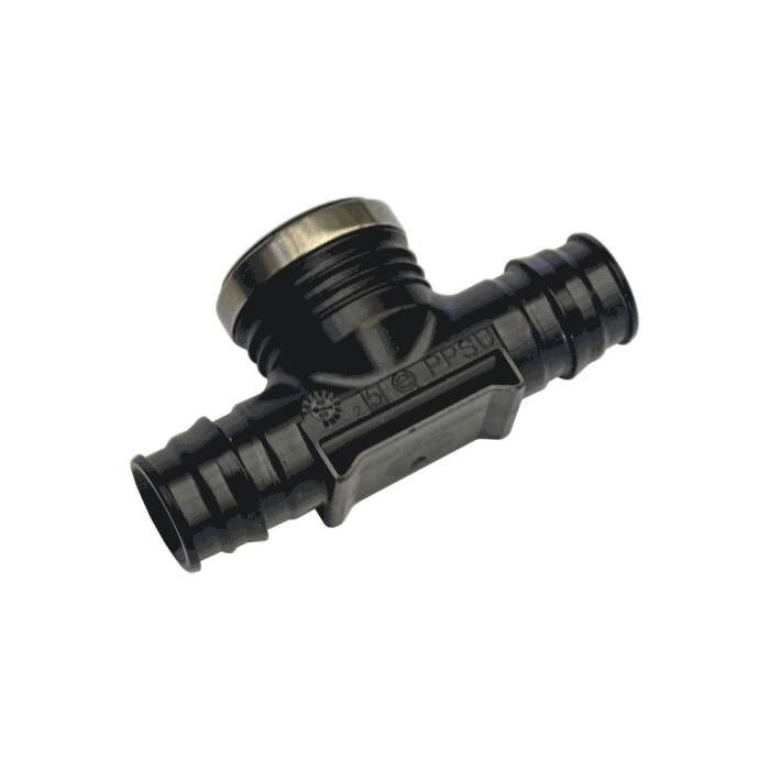 Тройник PE-X PPSU радиальный Дн20х1/2"х20 ВР Q&E Uponor 