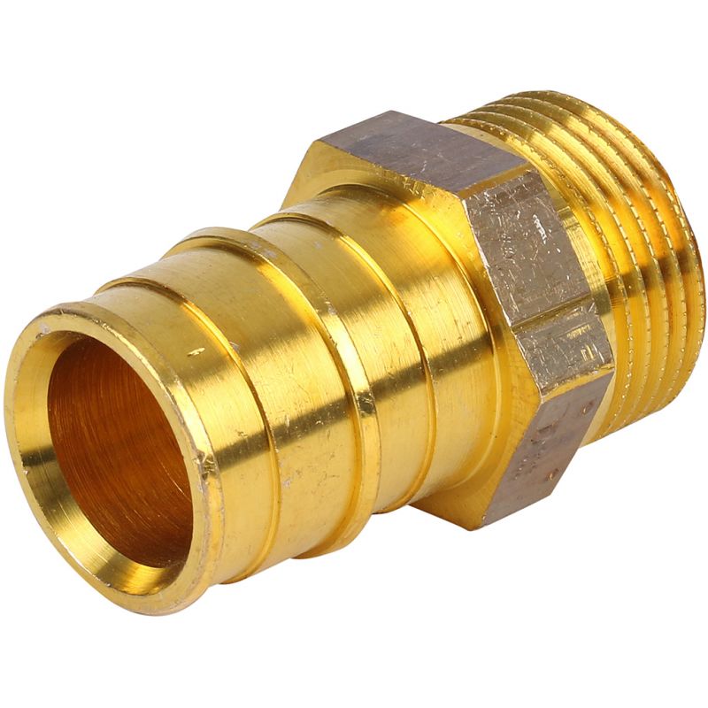 Муфта PE-X лат радиал Дн25х1" НР Q&E Uponor