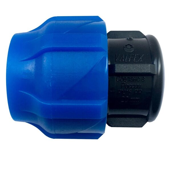 Заглушка 40, Valfex, обжим, PP-R, для ПНД труб