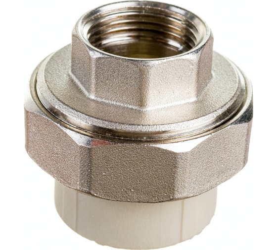 Муфта PP-R сер комб разъем 32х3/4 дюйма ВР 10155220Г 127-1035 Valfex
