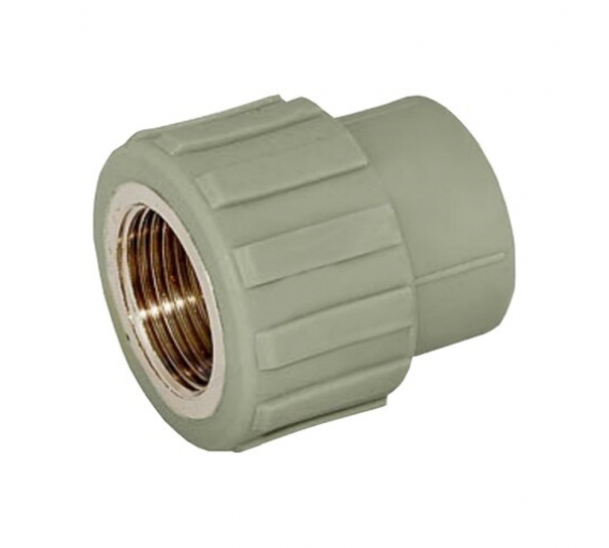 Муфта VALFEX PP-R сер комб Дн32х1/2" ВР 10129232Г