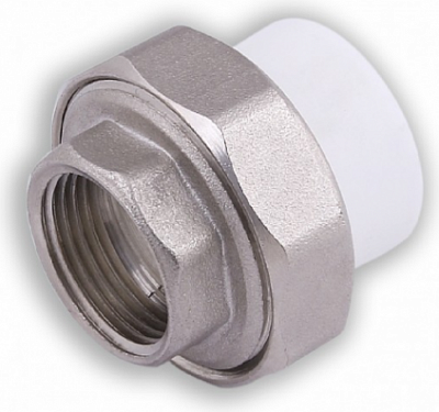 Муфта VALFEX PP-R бел комб разъем Дн40х1 1/4" ВР усилен 10155032У