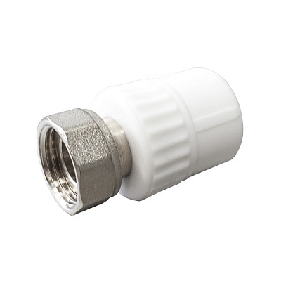 Муфта VALFEX PPR комб. с накидной гайкой Ø-25х3/4" (20/100) купить с доставкой по РФ