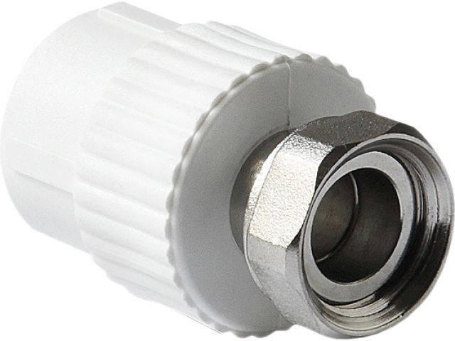 Муфта VALFEX PPR комб. с накидной гайкой Ø-32х1" (80/20) купить с доставкой по РФ