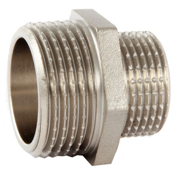 Ниппель лат. перех. Ду40х20 НР никель VALFEX
