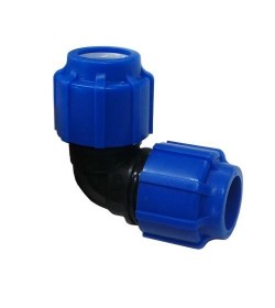 Отвод Valfex 90° 25-25, Valfex, обжим-обжим, PP-R, для ПНД труб