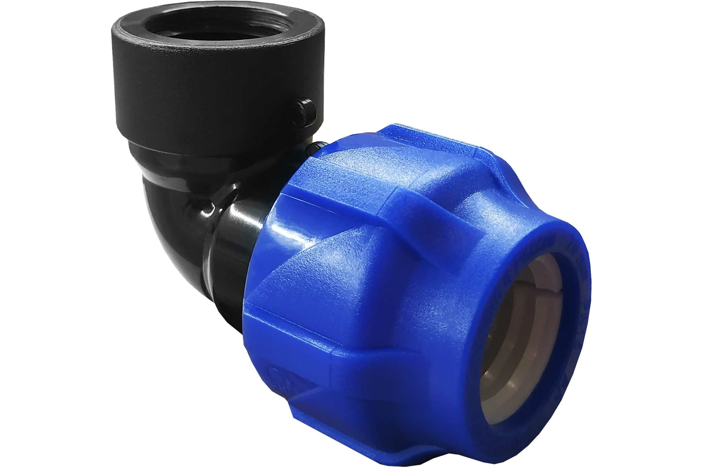 Отвод ПЭ компресс. Дн50х1 1/2"х90гр ВР VALFEX купить с доставкой по РФ