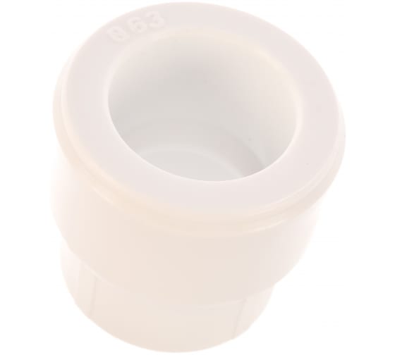 Муфта 63-40, Valfex Standard, пайка-пайка, PP-R, белый