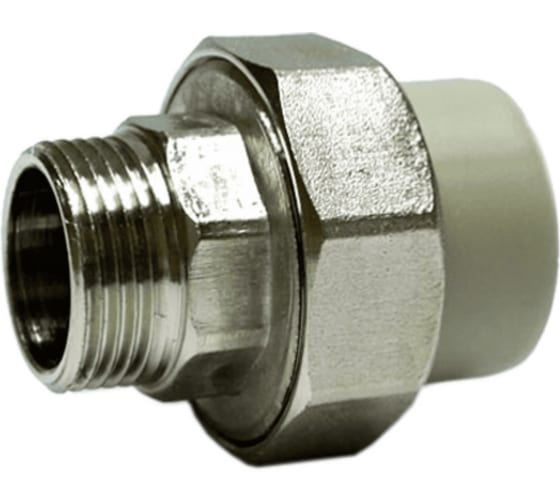 Муфта VALFEX PP-R сер комб разъем Дн40х1 1/4" НР 10156032Г 127-0350
