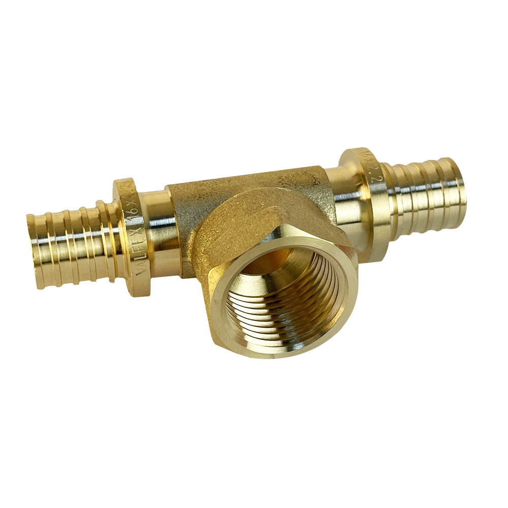 Тройник надвижной с переходом на вн.р. 16(2,2) х 1/2" х 16(2,2) (VALFEX) (120/5) К