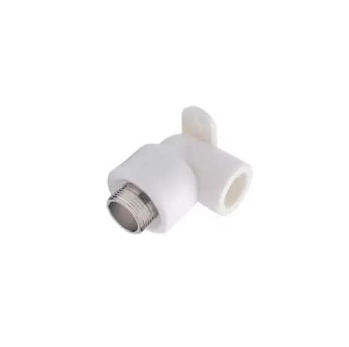 Угольник PP-R белый комбинированный Дн25х1/2" НР с креплением PRO VALFEX 10121025-PRO купить с доставкой по РФ