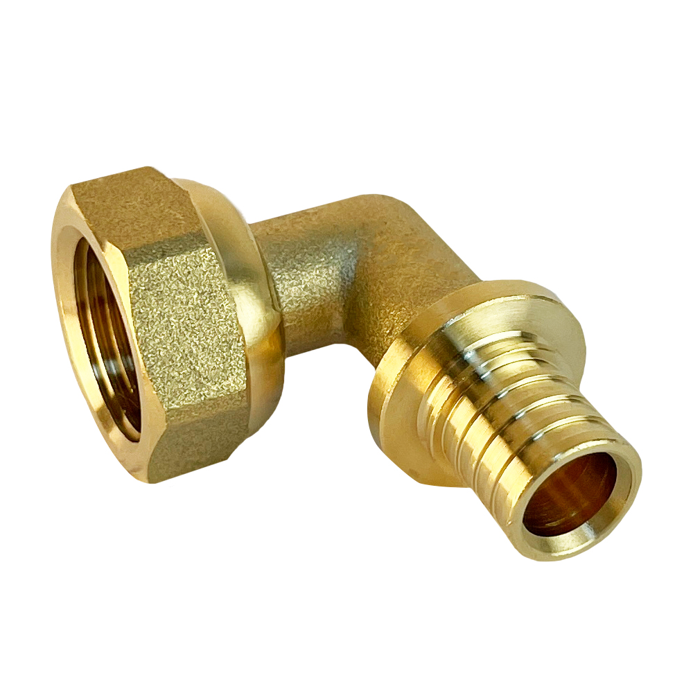 Угольник надвижной с накидной гайкой 16(2,2) х 1/2" (VALFEX) (220/10) К купить с доставкой по РФ