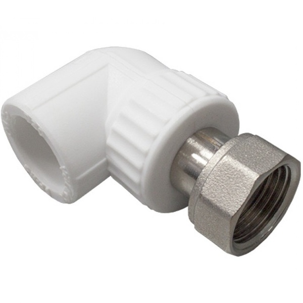 Угол PPR с накидной гайкой 20х1/2" (40/160)  VALFEX  купить с доставкой по РФ