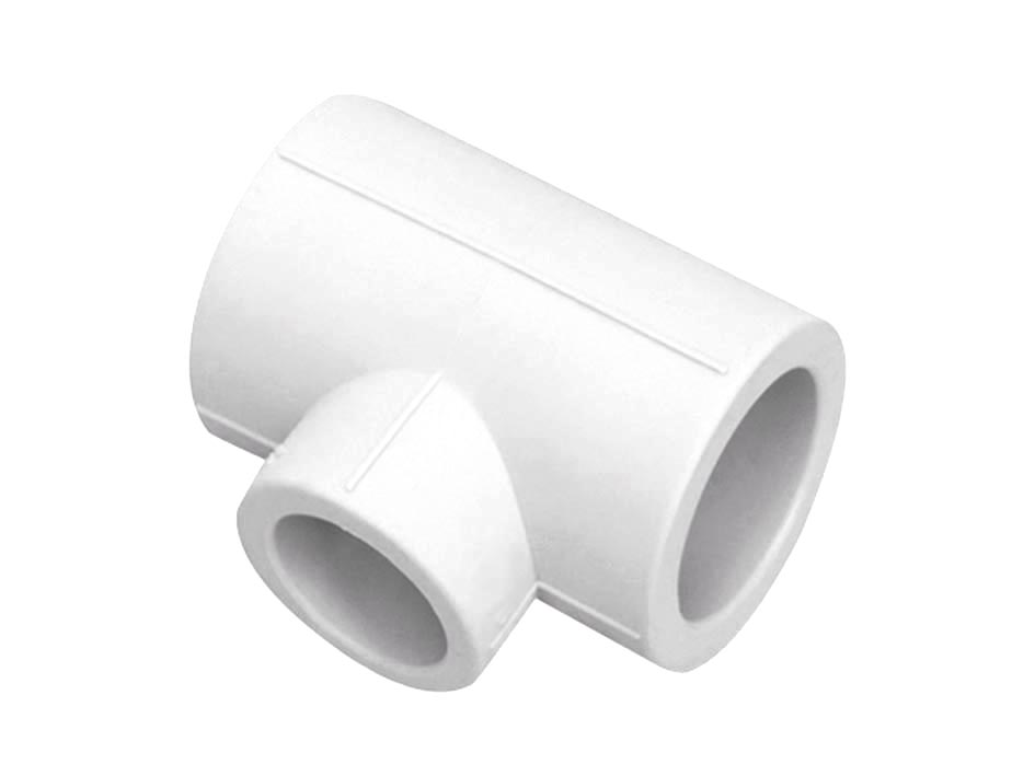 Тройник 110-50-110, Valfex Standard, пайка-пайка, PP-R, белый
