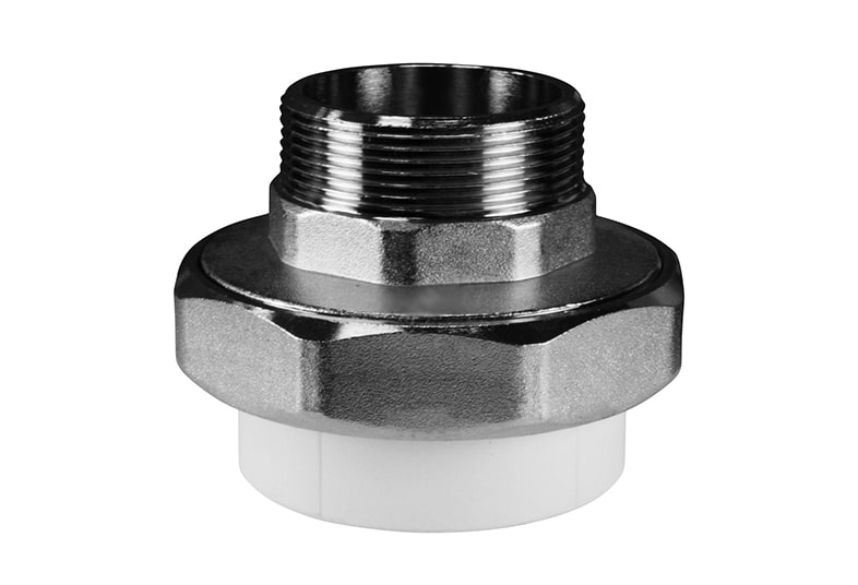Муфта комбин. разъемная ПП 90 х 3 ш. Valfex