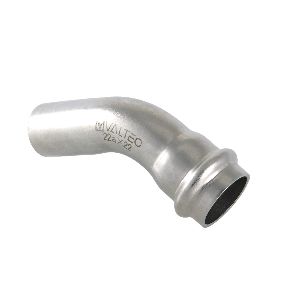 Фитинг Valtec VTI.958.I.001515 из нержавеющей стали – пресс-угольник 45° внутренний/наружный купить с доставкой по РФ