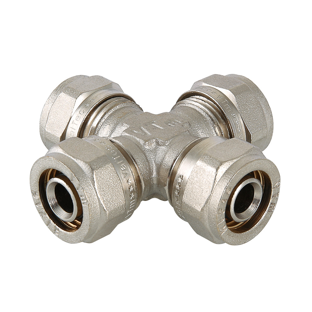 Фитинг обжимной Valtec VTM.341.N.261626 – крестовина купить с доставкой по РФ