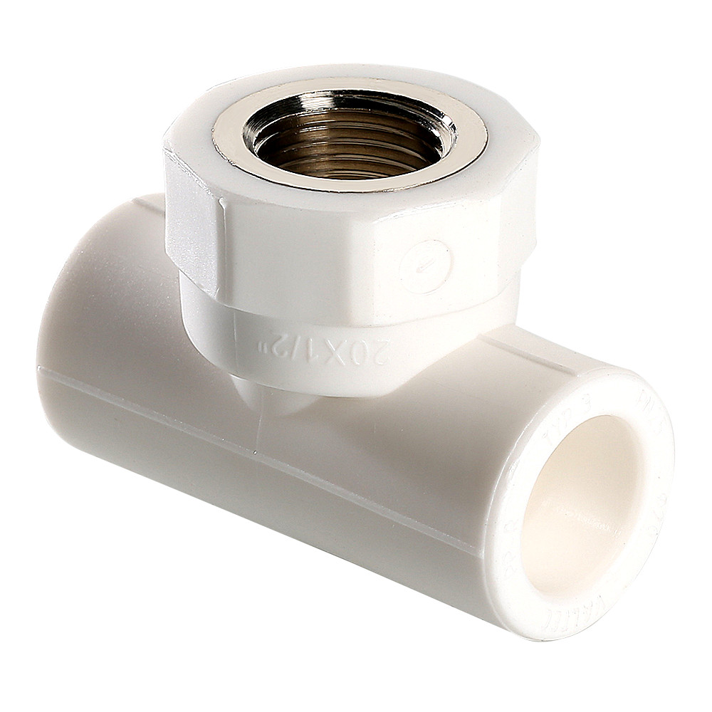 Фитинг Valtec VTP.732.0.02504 полипропиленовый – тройник с переходом на внутреннюю резьбу купить с доставкой по РФ