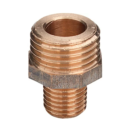 Ниппель редукционный 1 1/2" х 1" бронза