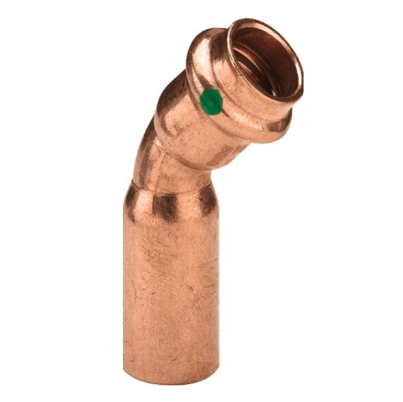 Отвод 90° 28-28 Viega Profipress, 2416.1, пресс-пресс, медь, однораструбный