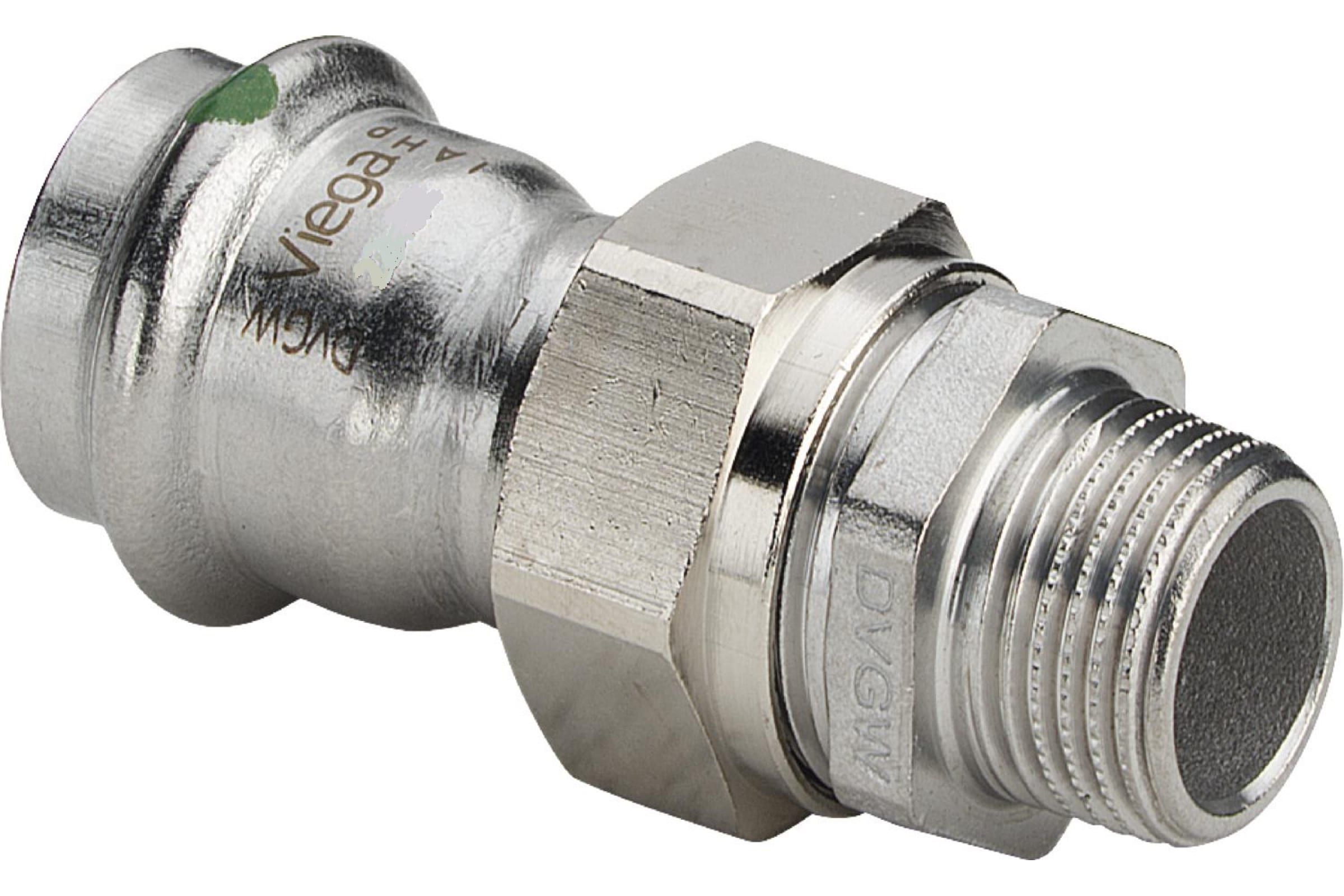 Разьемное соединение Sanpress Inox, с SC-Contur, 18 x 3/4 Viega