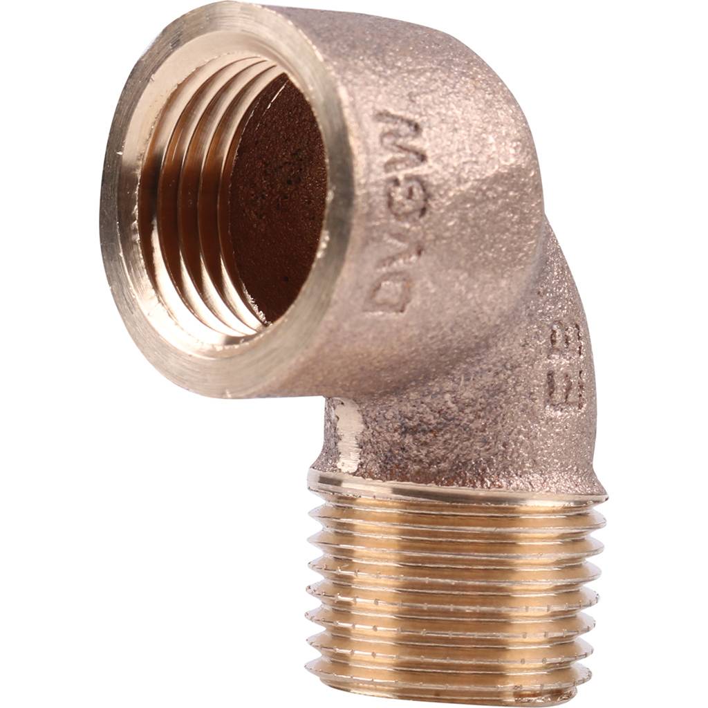 Угольник 90° 1/2"-1/2", Viega R2, 3092, резьба-резьба, вн.- нар., бронза