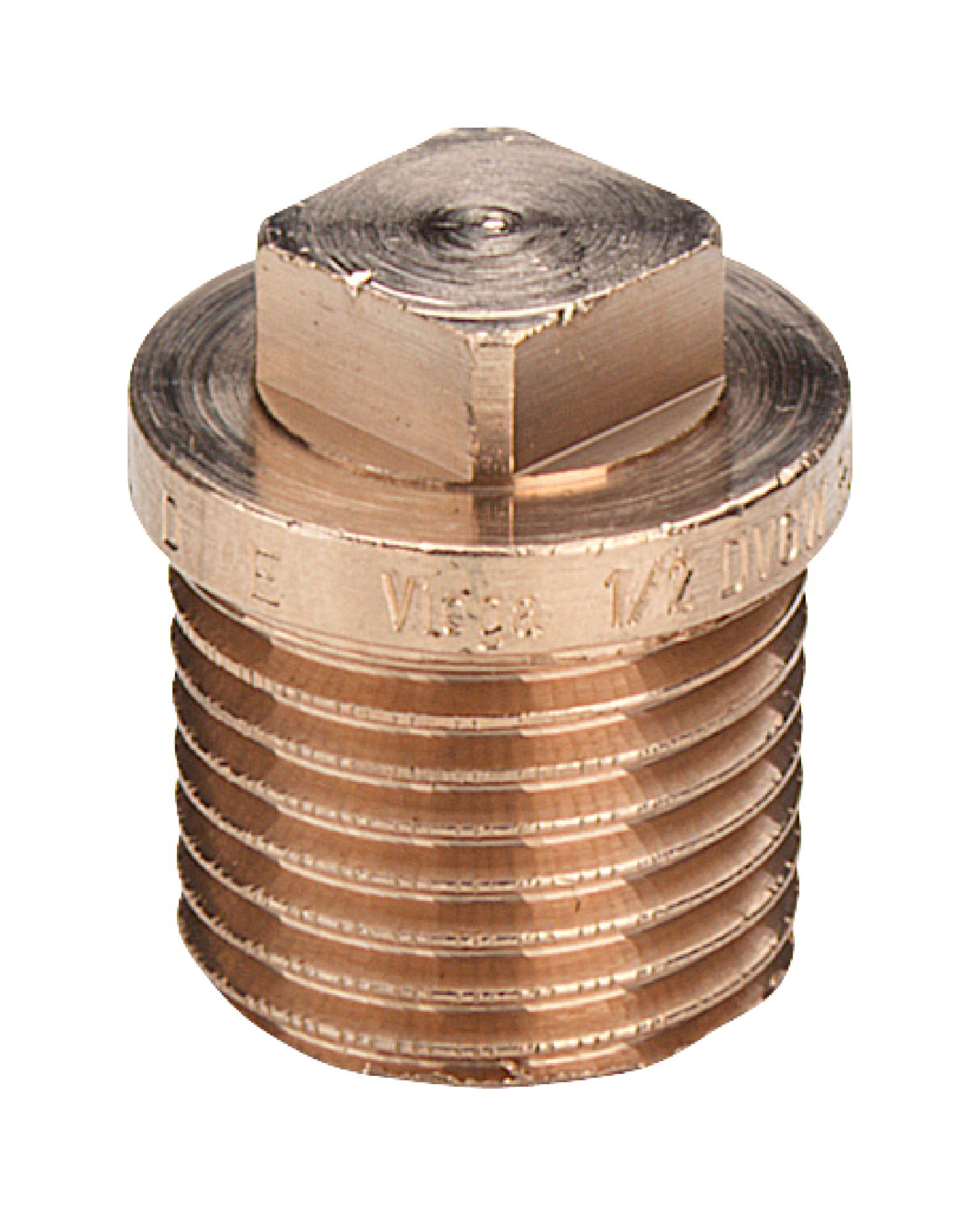 Заглушка 3/8" НР бронза Viega