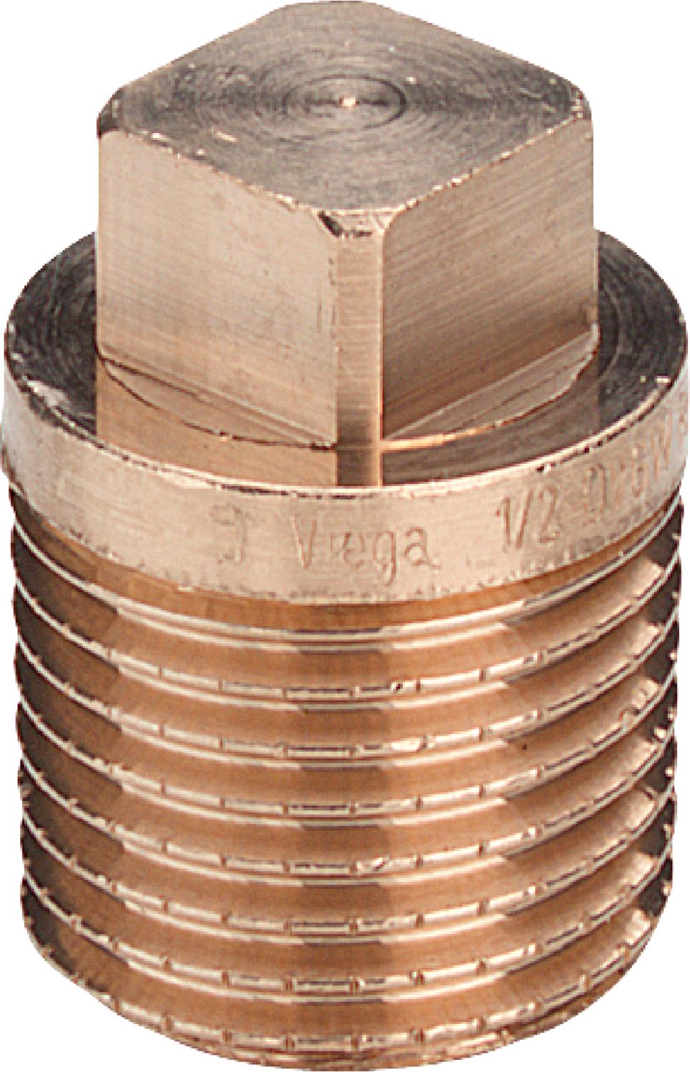 Заглушка 1/2", Viega R2, 3291, резьба, нар., бронза купить с доставкой по РФ