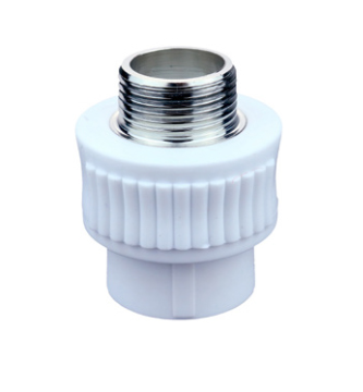 Муфта прямая комбинированная 20 х 1/2"M Vieir