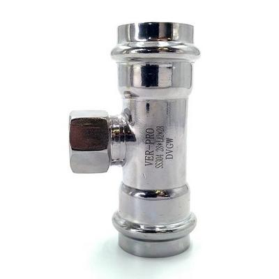   Тройник с переходом на внутреннюю резьбу 22×1/2"×22 VER-PRO Vieir