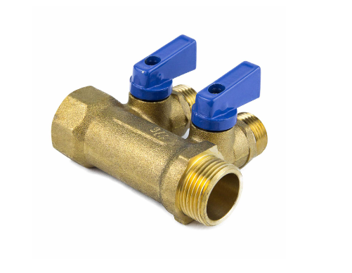 Коллектор лат шар/к син 3/4" м/р 2в 1/2" н/р 35мм Aquasfera 9025-01 оформить заказ с доставкой с ближайшего склада
