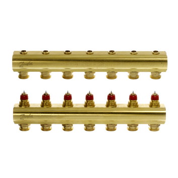 Коллекторы Danfoss FHF-7 для 7 контуров