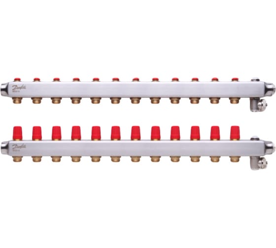 Коллекторы Danfoss SSM-12 для 12 контуров