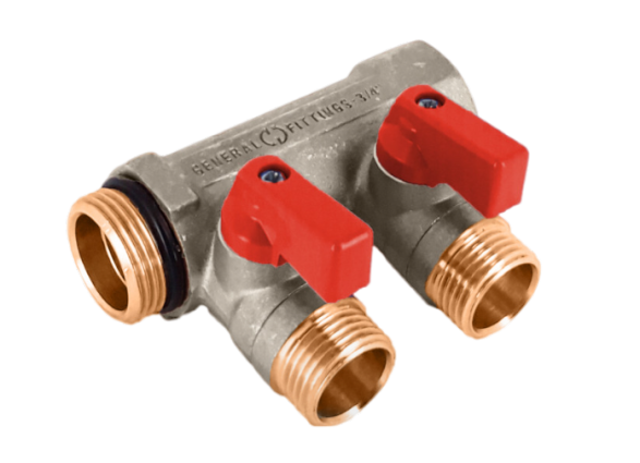 Коллектор General Fittings 6200 красный