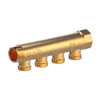 Сантехнический коллектор 3/4" x 1/2" /2 (адапт. ø16 мм) Giacomini