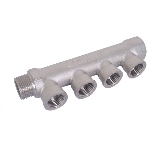 Коллектор 3/4"ПМ х 2М1/2" ник. HLV Technology