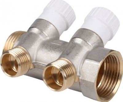 Коллектор распределительный Stout тип SMB 6852 3/4" 2 выходв